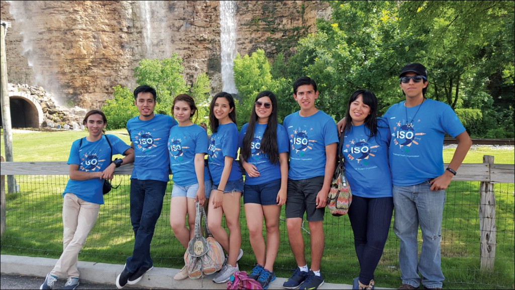 Members of the International Student Organization-Brownsville include (from left) Historian Aldo Bañuelos, Ricardo Valverde, Treasurer Lilibeth Pesina, Dania Ruiz, Treasurer Valeria-Galván, Daniel Juarez, Tania Alvarez and Alberto Vilano./Photo Courtesy International Student Orgaganization