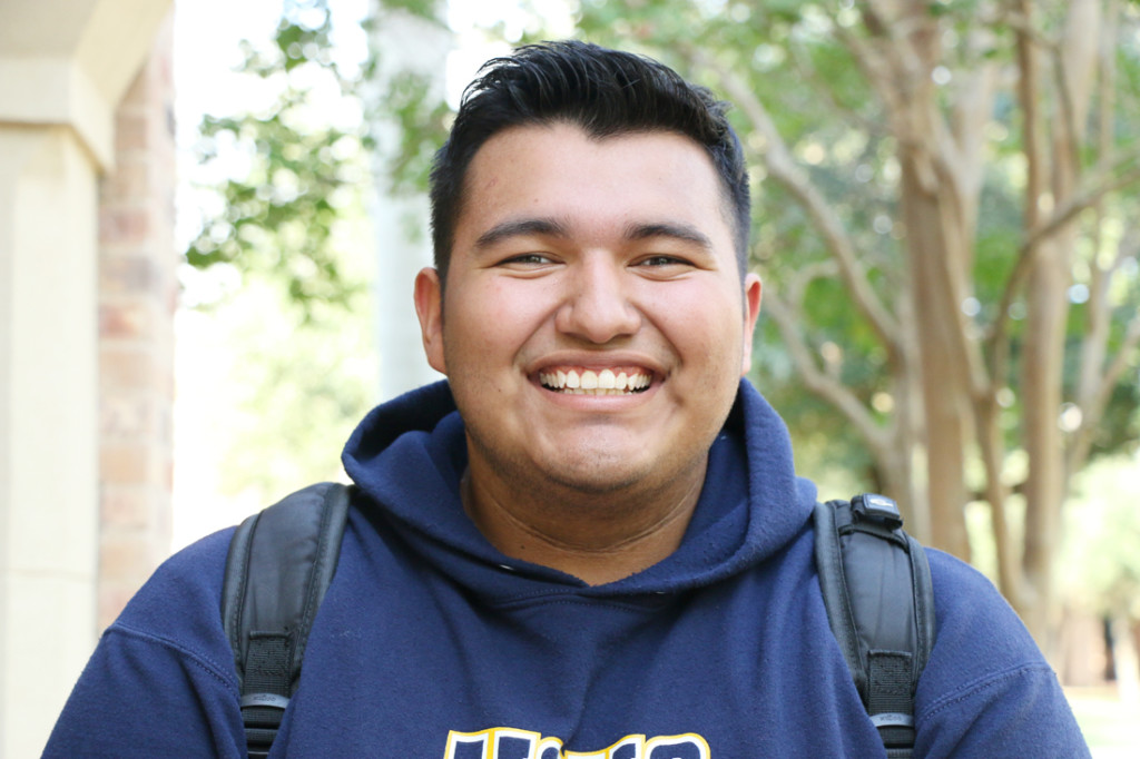 Luis Lopez Mass communication sophomore