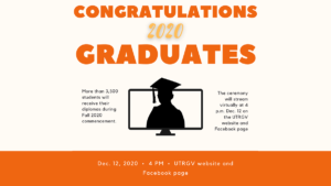 Infographic of UTRGV 2020 graduates