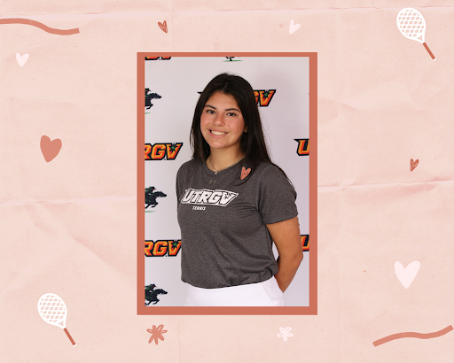 UTRGV Tennis player Valeria Gracia   Jacqueline Wallace/The Rider Photo Illustration