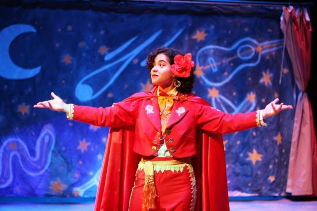 Multidisciplinary studies major Frida Aviles performs in “The Little Big Top Circus of Illusions” in October 2019.  Photo Courtesy UTRGV Theatre Department