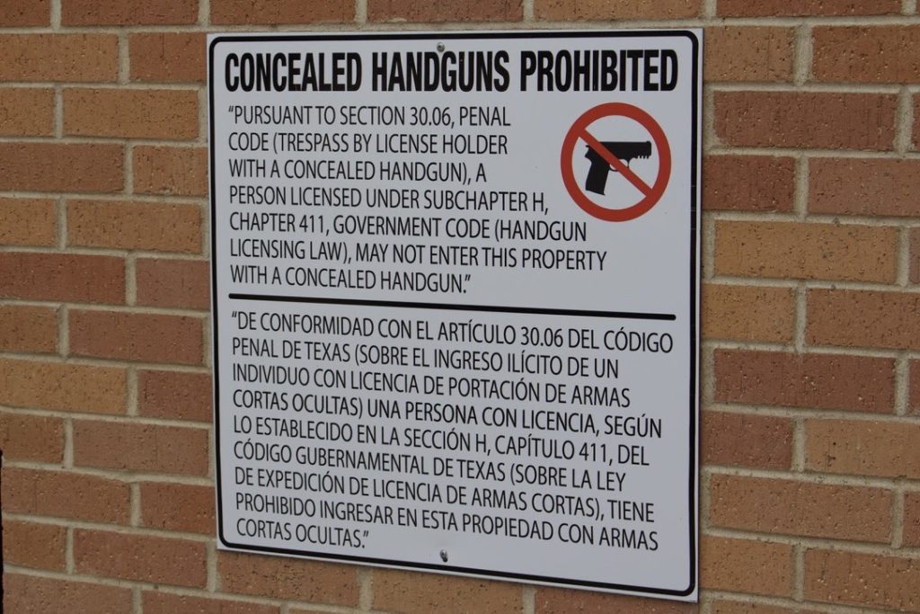 Concealed handguns are prohibited in certain areas of the UTRGV campuses.  Jacqueline Wallace/The Rider Photo