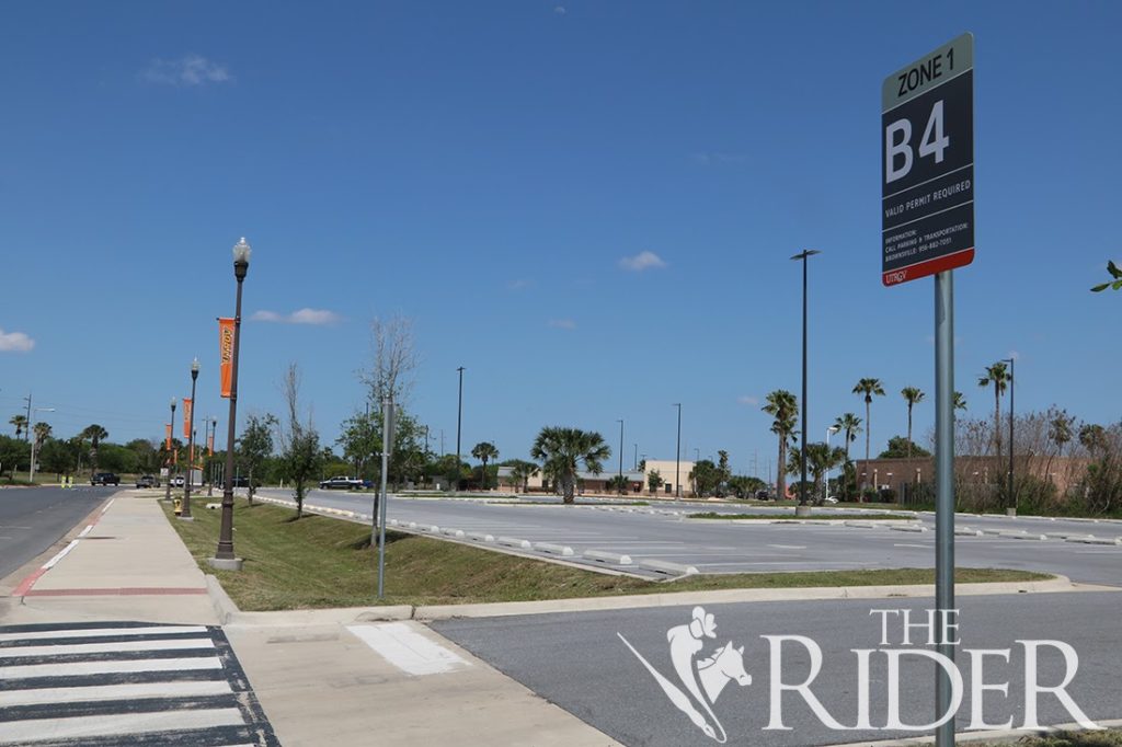 Lot B4 on FJRM Avenue, across from the Casa Bella Apartments in Brownsville, used to be one of the UTRGV’s COVID-19 drive-thru testing locations. 