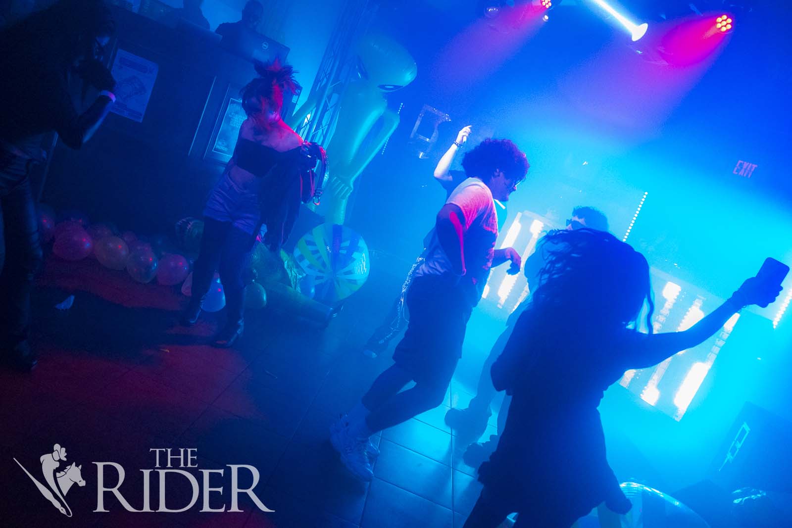 Attendees of the cosplay event dance the night away to electric beats by various music artists Aug. 30 at The Flying Walrus in McAllen. Eduardo Escamilla/THE RIDER