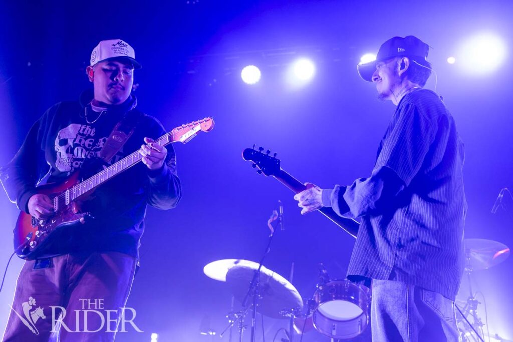 Omar Banos, known by his stage name Cuco, plays a repertoire of classic and new songs on stage with guitarist Fern Carbajal Sept. 30 at the McAllen Convention Center for his “4U” tour. In an interview Sept. 24, Banos told The Rider, “I hope everybody feels like they’re being taken away from the rest of the world for like an hour and a half of music that we’re performing. Eduardo Escamilla/THE RIDER